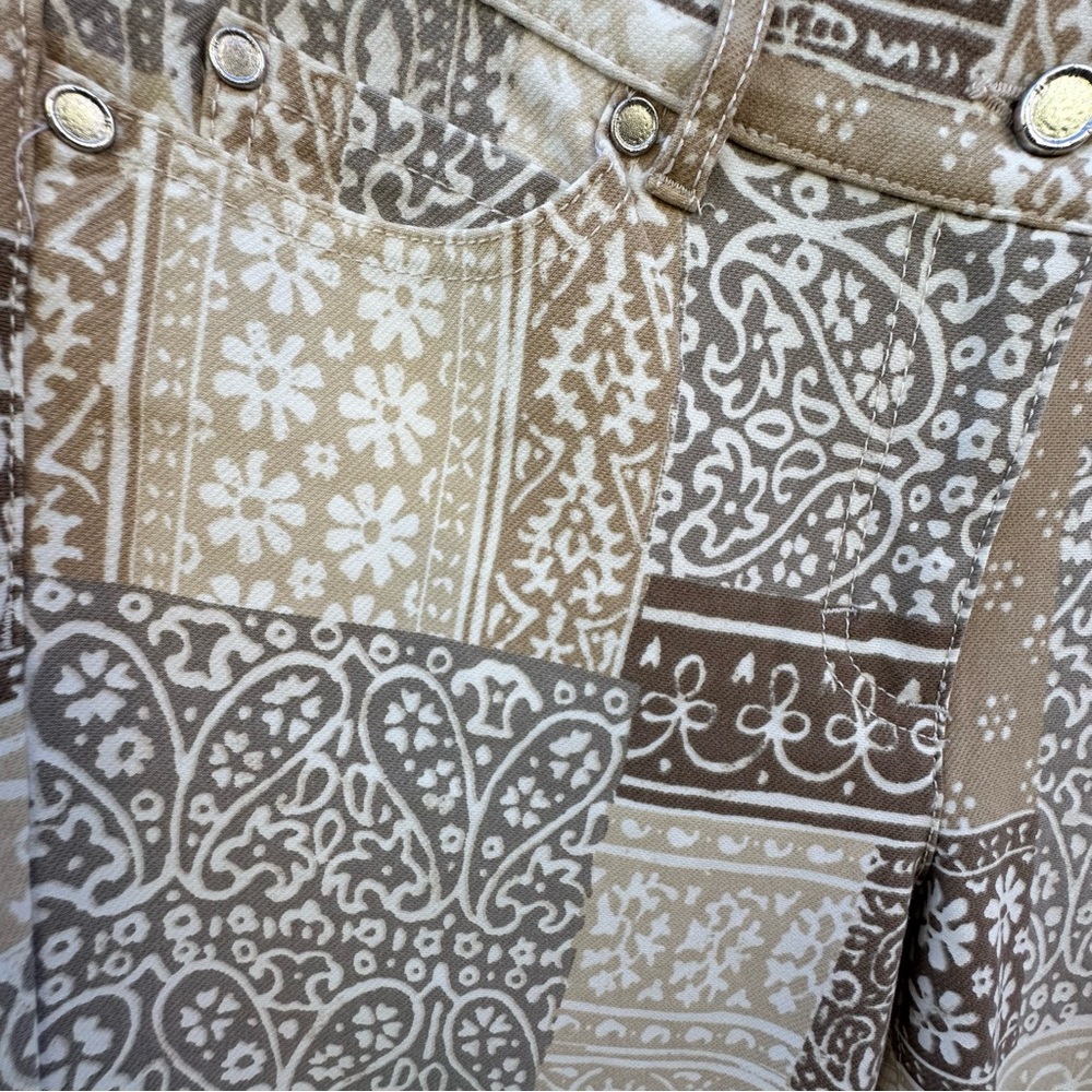 J. Mclaughlin Patchwork Print Straight Leg Pant S… - image 4